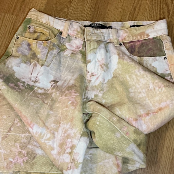 Jaded London Floral Patchwork Flare Jeans - Picture 7 of 10